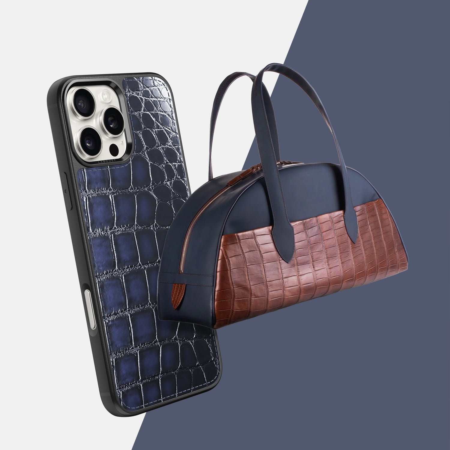 Carryall Bag In Alligator -3 | Honey