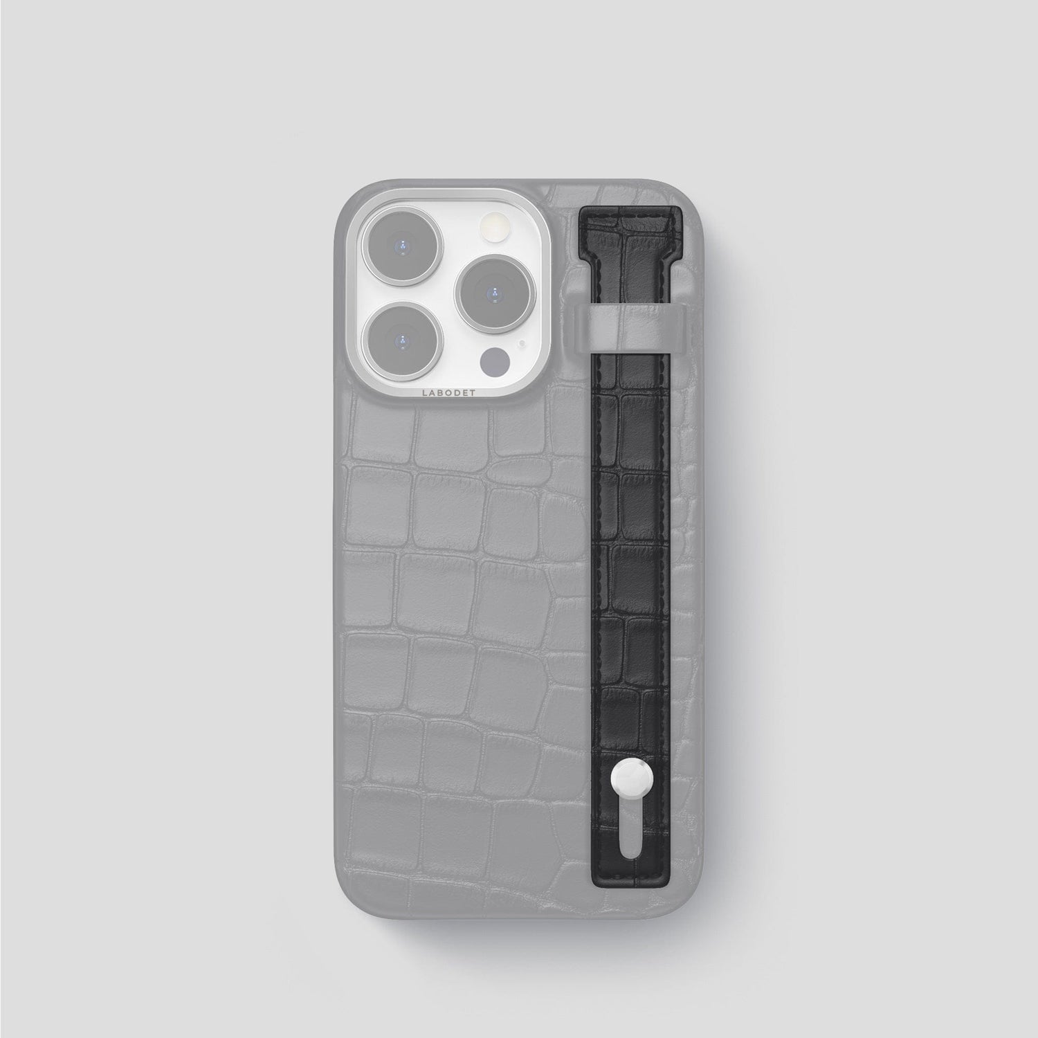 Grey iPhone 14 Additional Strap Alligator -1 | Grey