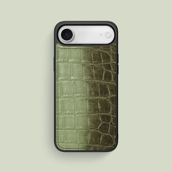 Sport Case Celadon Green For iPhone 17 Air In Himalayan Crocodile -1 | Celadon-Green