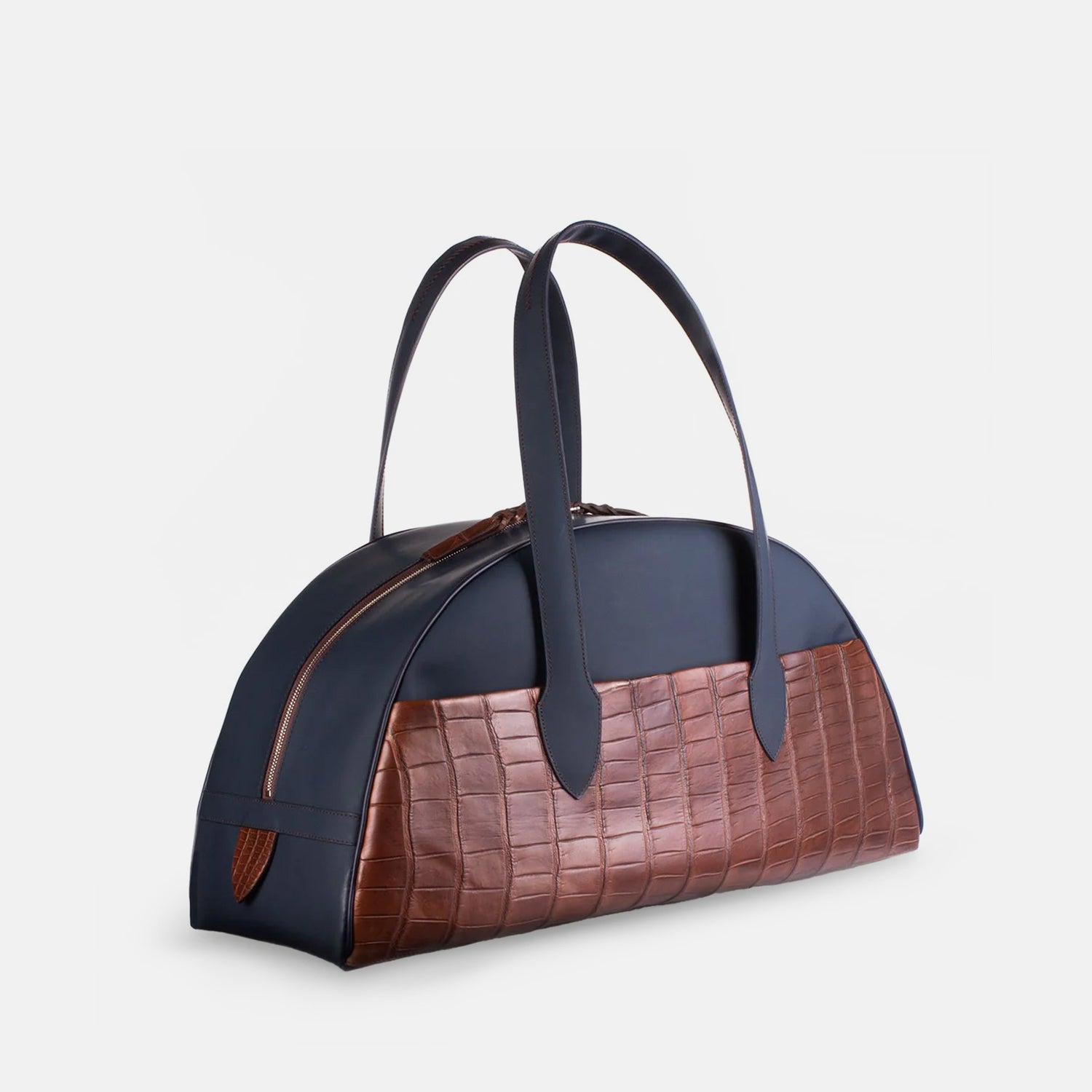Carryall Bag In Alligator -2 | Honey