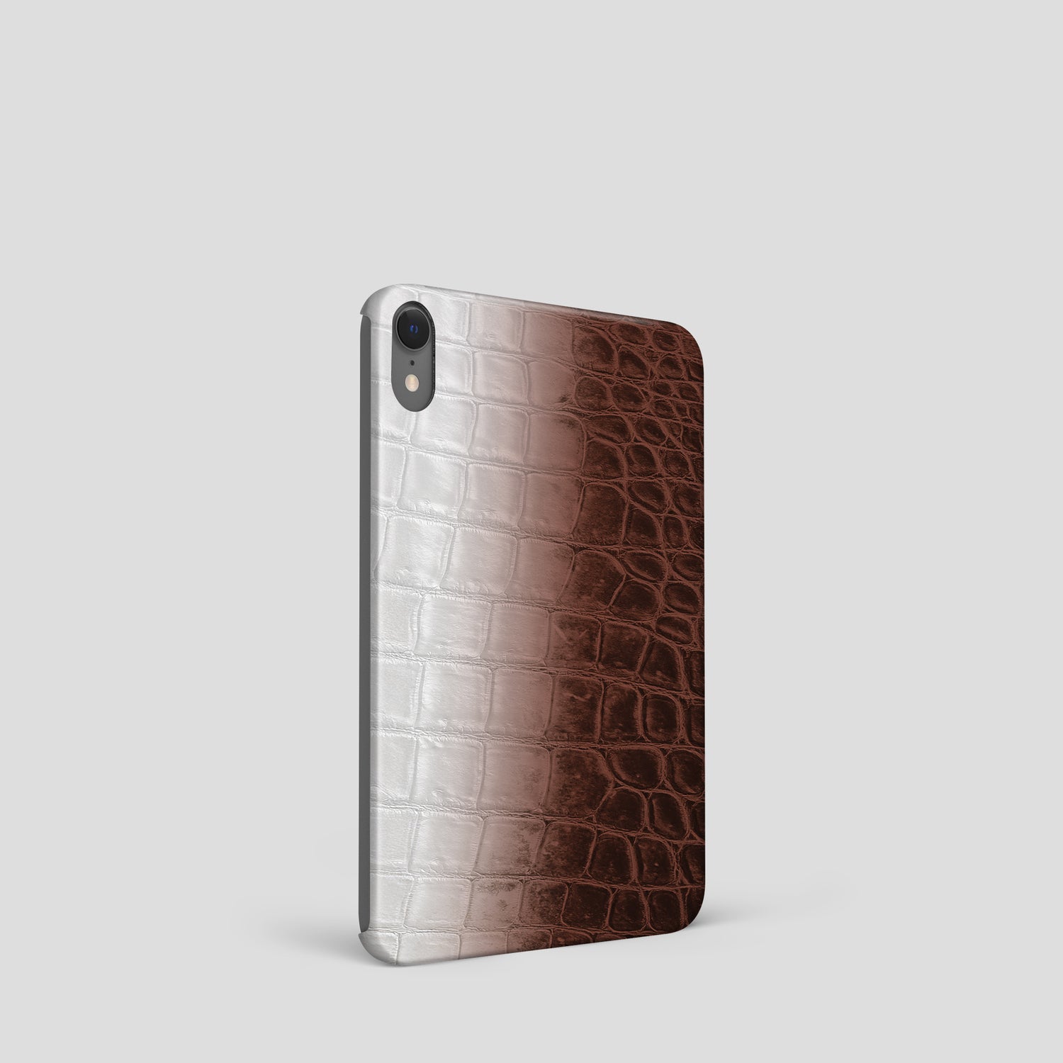 Dark Brown Case For iPad mini (7th gen) Himalayan Crocodile -1 | Dark-Brown