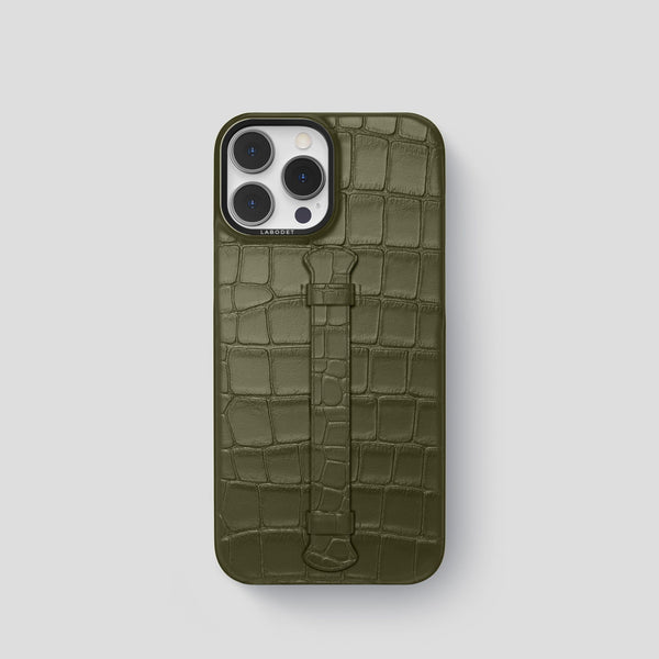 Center Handle For iPhone 15 Pro In Alligator