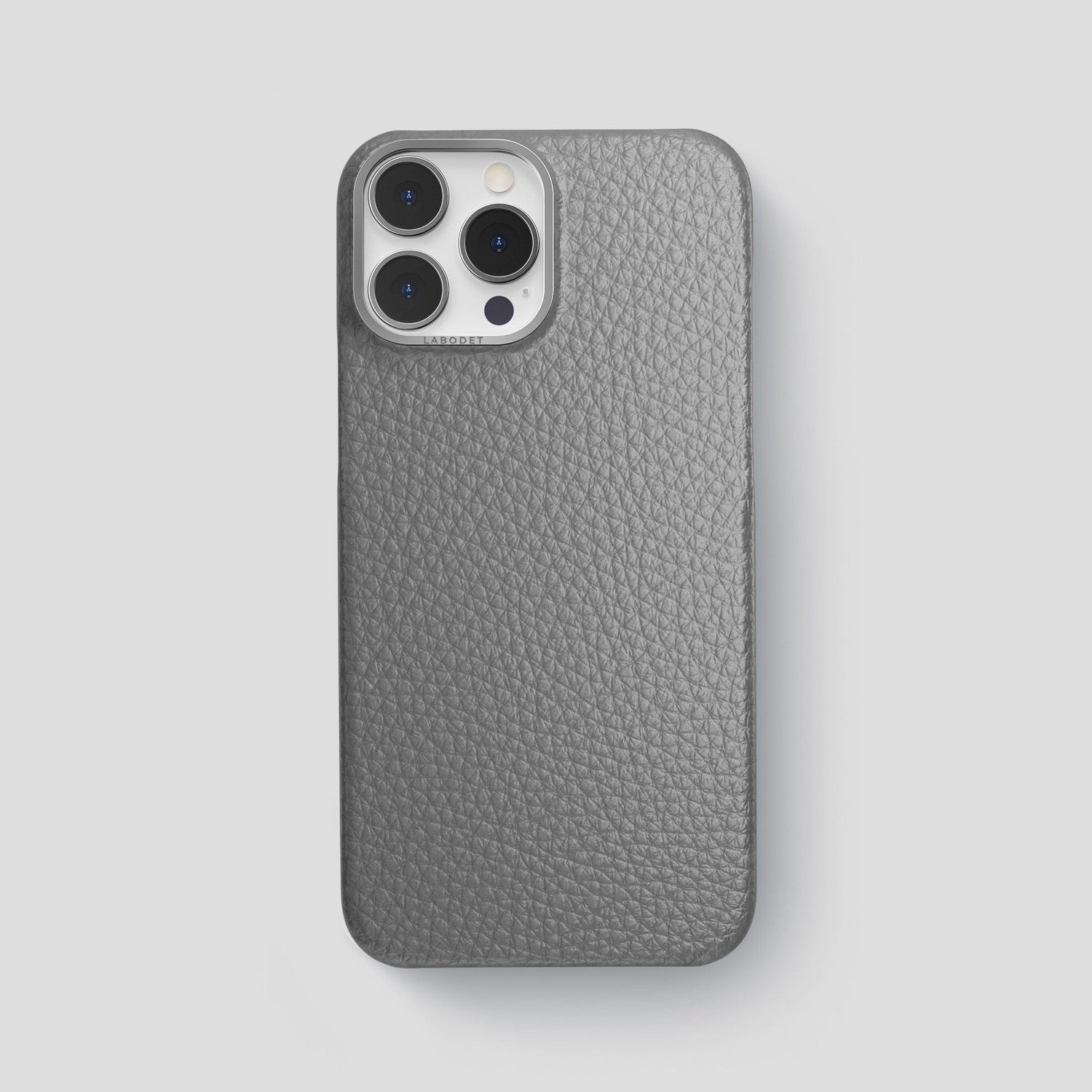 Souris iPhone 15 Pro Max Classic Case Calf with Steel Metal -1 | Souris-Steel