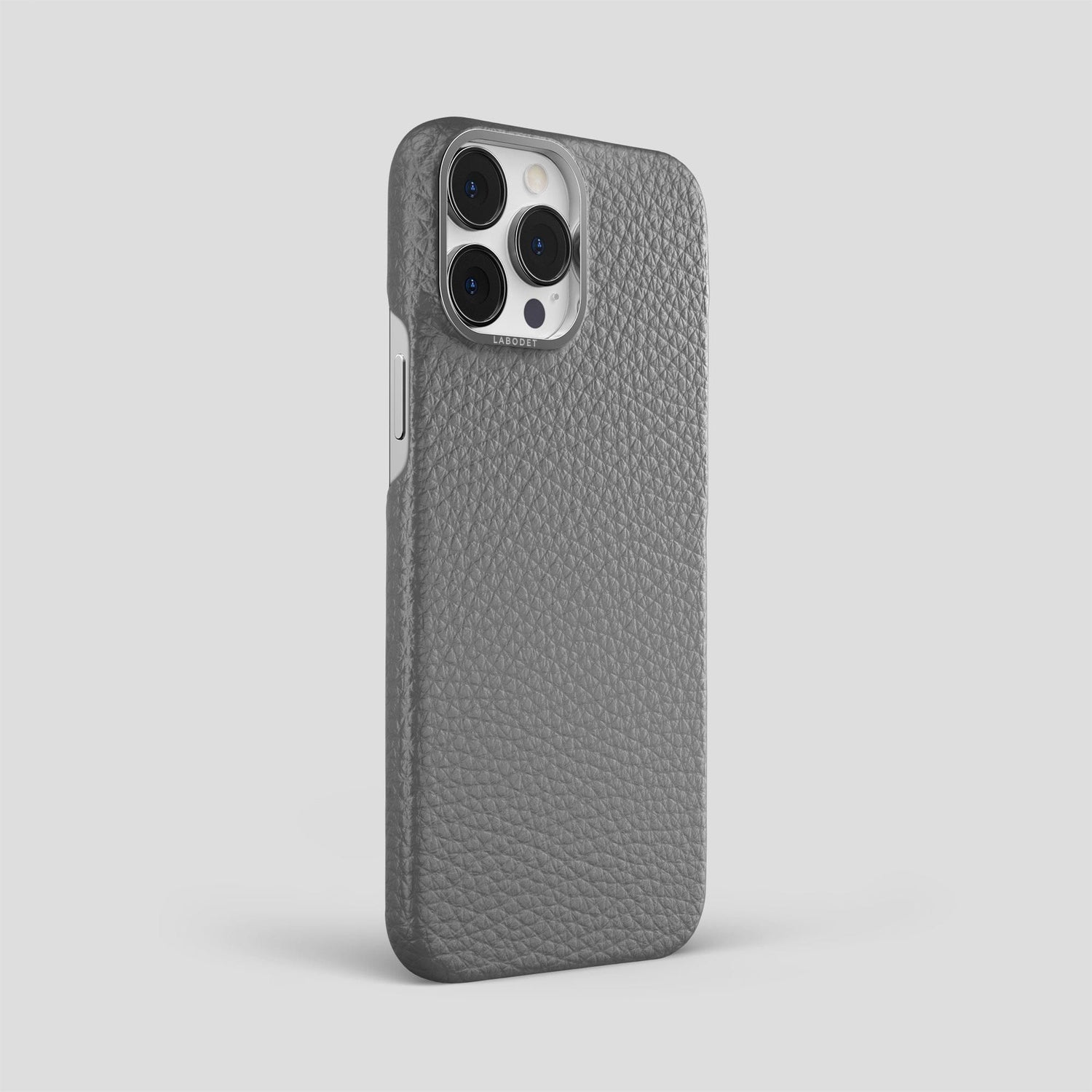 Souris iPhone 15 Pro Max Classic Case Calf with Steel Metal -2 | Souris-Steel