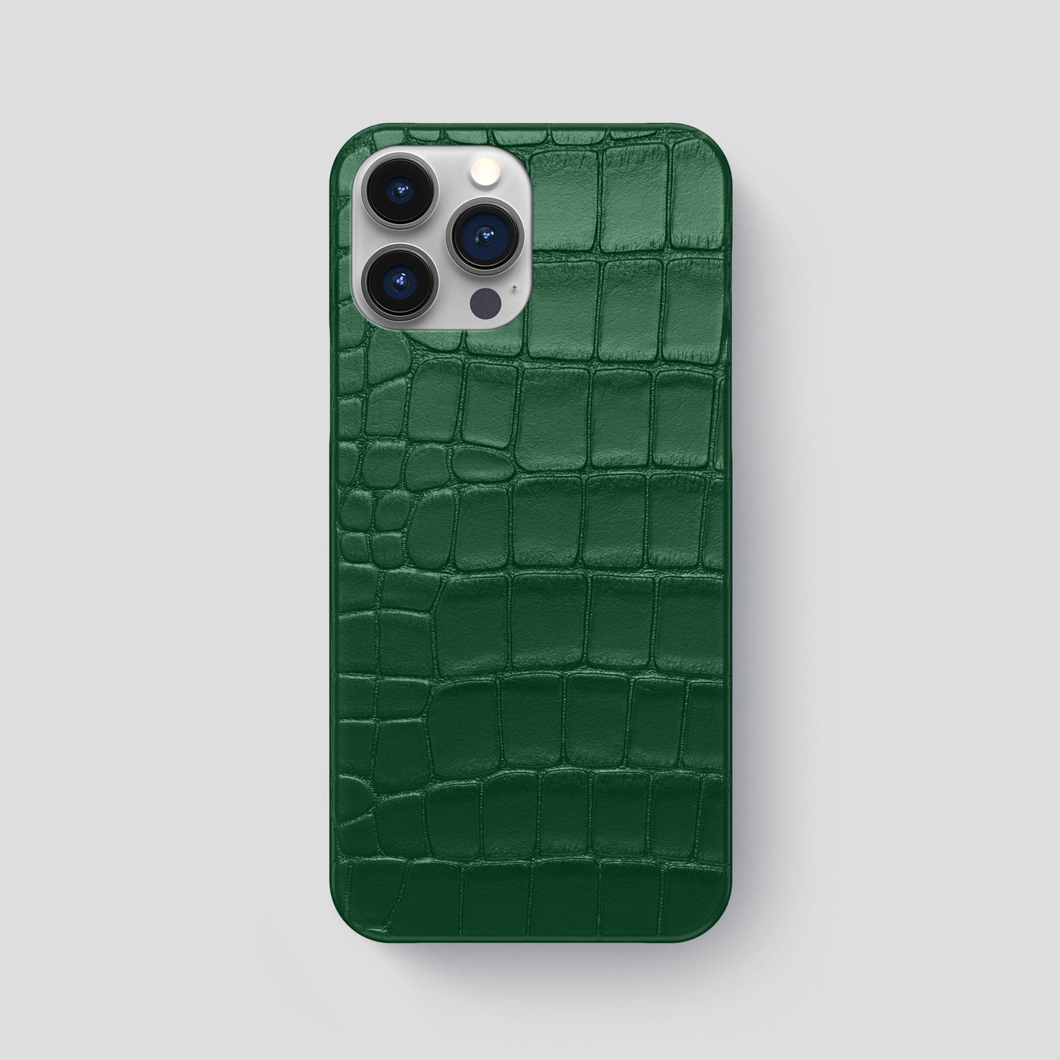 Forest-Green iPhone 15 Pro Max Slim Case Alligator -1 | Forest-Green
