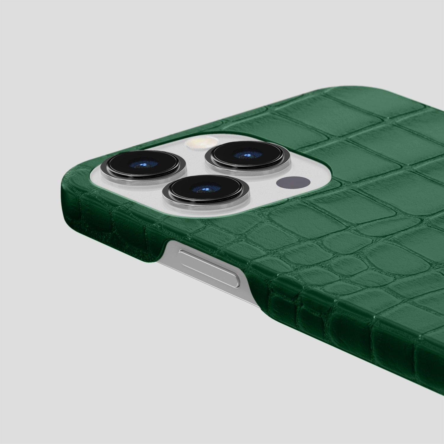 Forest-Green iPhone 15 Pro Max Slim Case Alligator -6 | Forest-Green