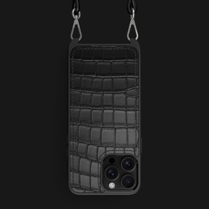 Edition-Black iPhone 16 Pro Max Crossbody Sport Alligator -1 | Edition-Black
