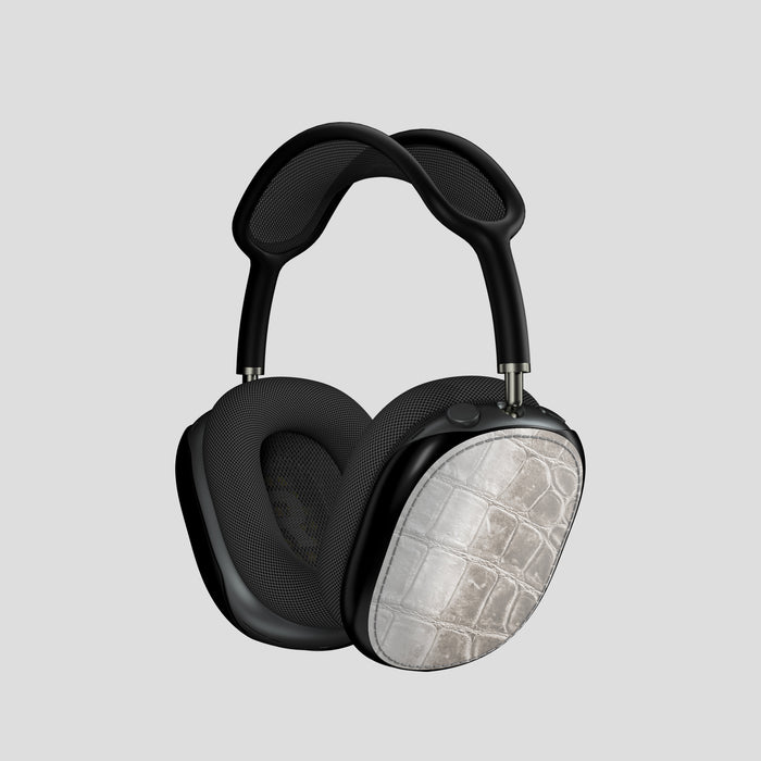 Shells For AirPods Max In Himalayan Crocodile -1 | Grey