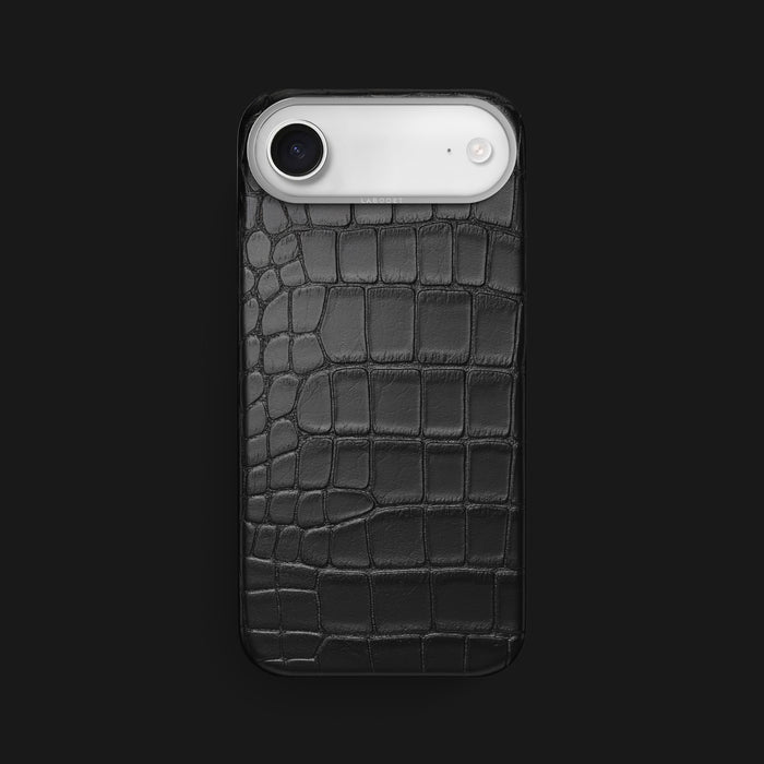 Classic Case Edition Black For iPhone 17 Air In Alligator -1 | Edition-Black-Steel