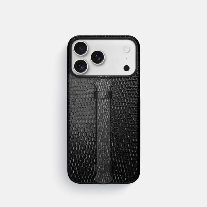 Center Handle For iPhone 17 Pro In Lizard -1 | Black-Black