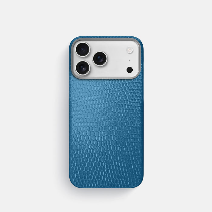 Classic Case For iPhone 17 Pro In Lizard -1 | Blue-Steel