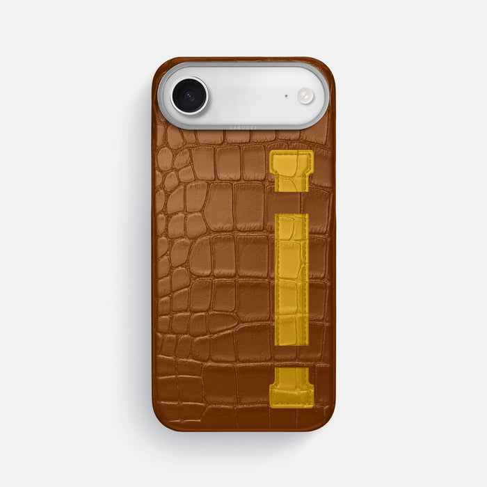 Handle Case Coloré For iPhone 17 Air In Alligator -1 | Honey-Steel