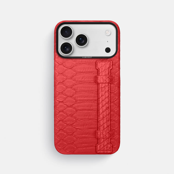 Handle Case For iPhone 17 Pro Max In Python -1 | Red-Black