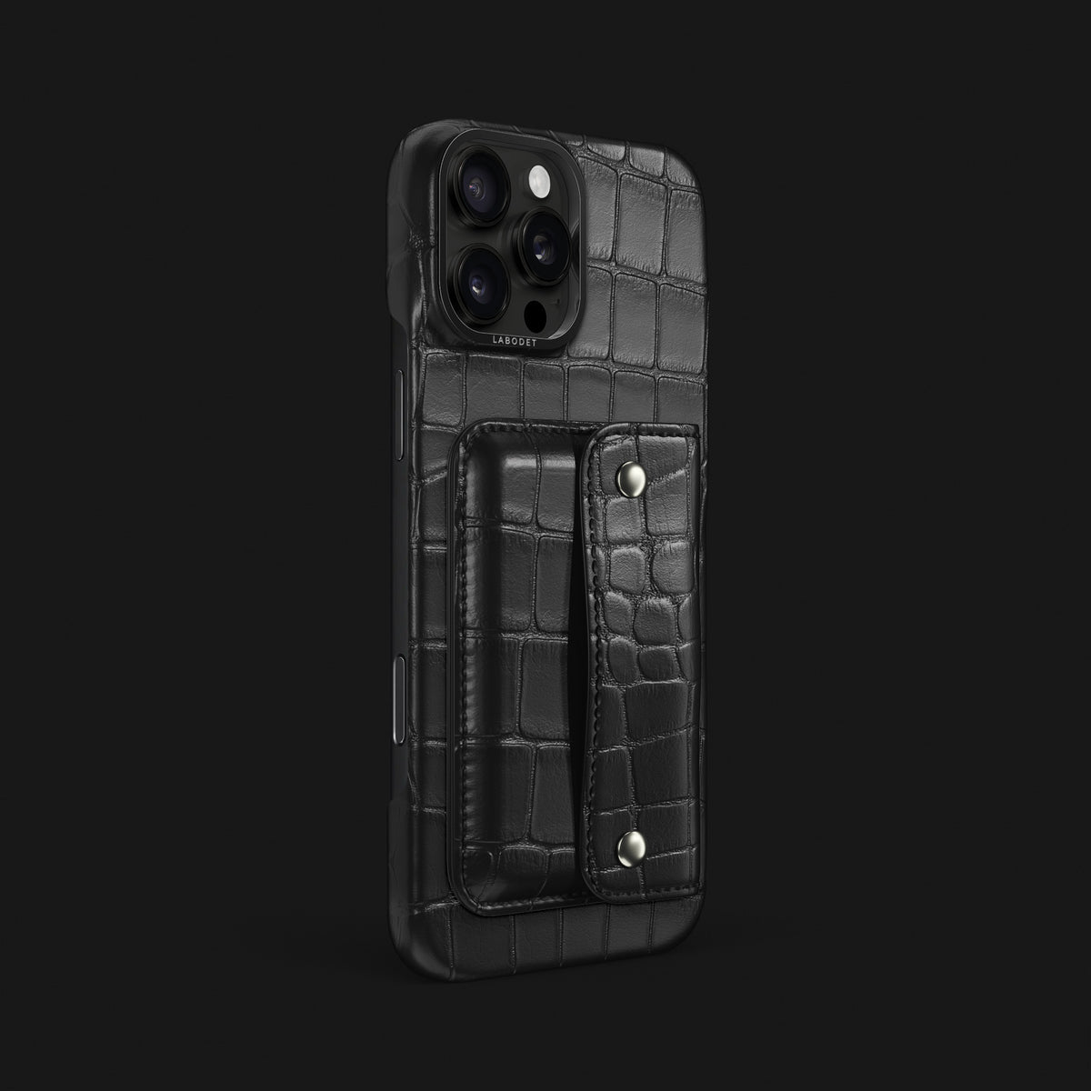 Envelope Case Edition Black For iPhone 16 Pro Max In Alligator