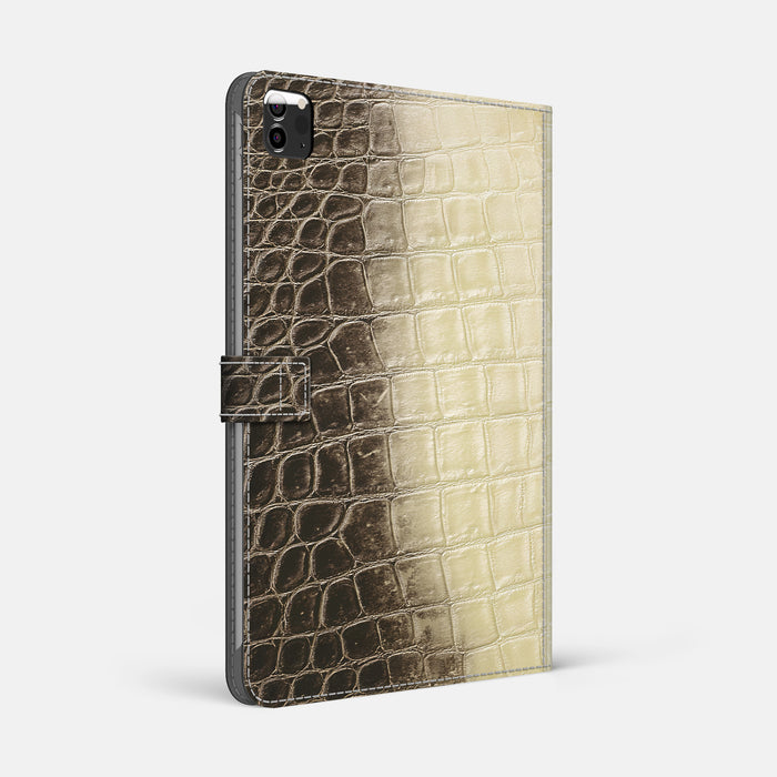 Natural iPad Pro 12.9-inch Folio Case Himalayan Crocodile -1 | Natural