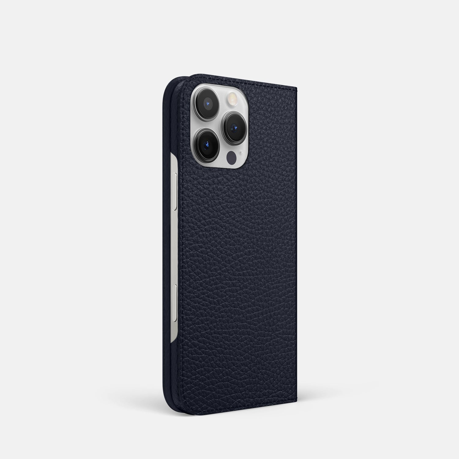 Marine iPhone 16 Pro Folio Case Calf -1 | Marine