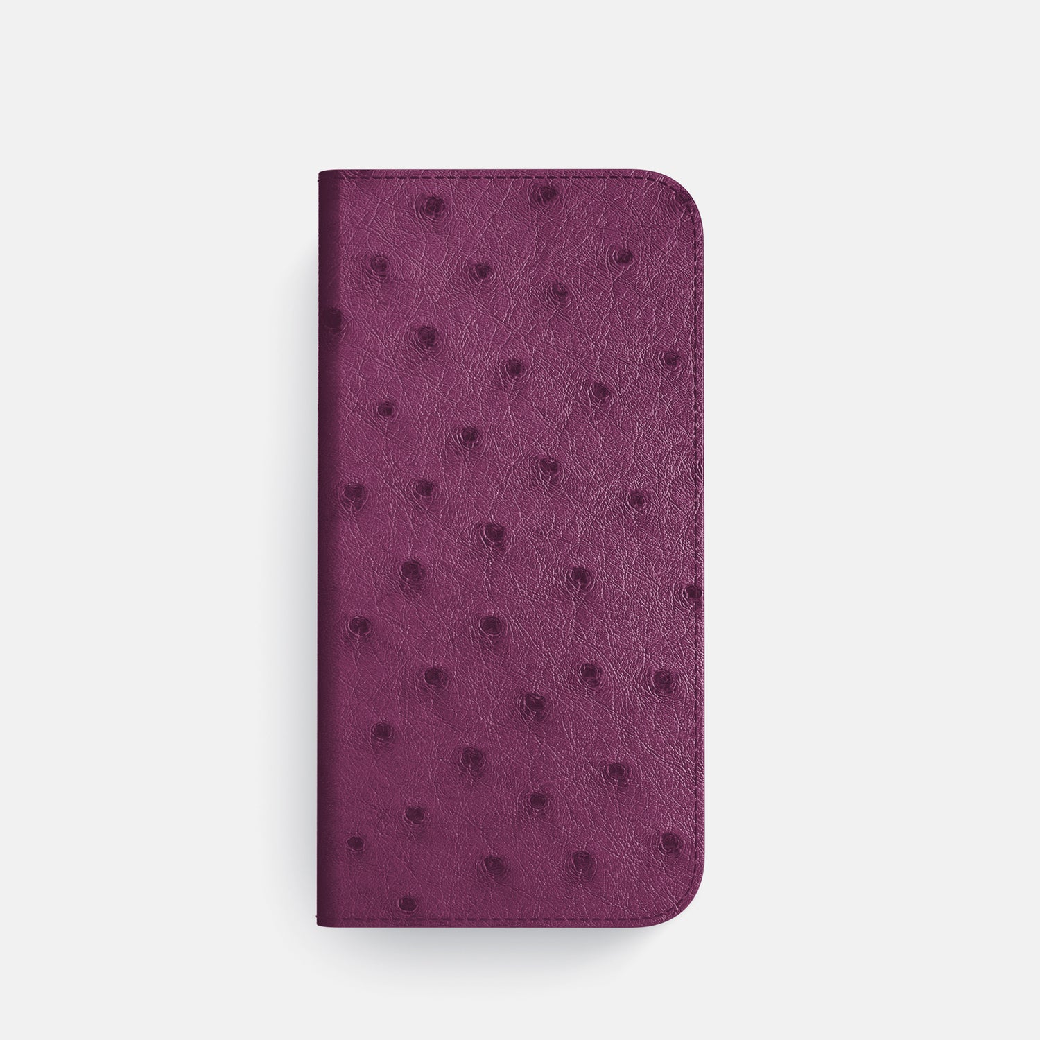 Purple iPhone 16 Pro Folio Case Ostrich -4 | Purple