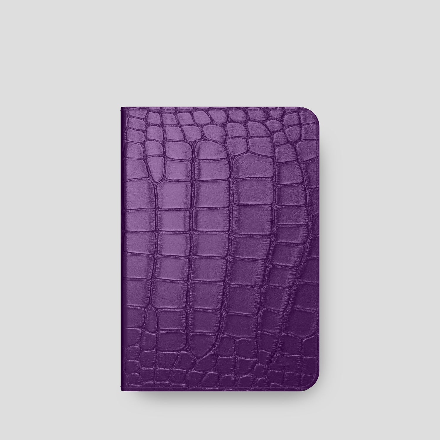 Purple Folio Stand Case For iPad mini (7th gen) Alligator -6 | Purple