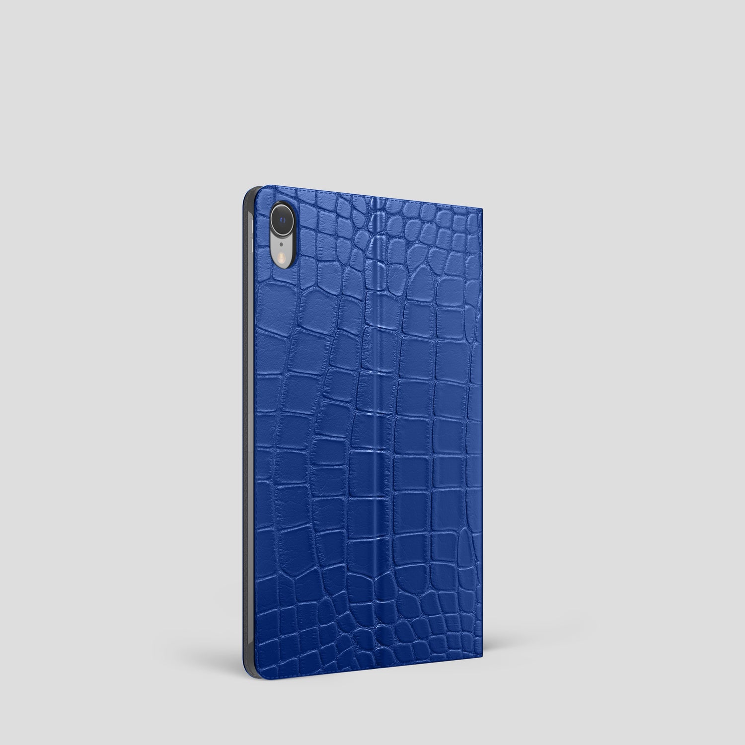 Royal Blue Folio Stand Case For iPad mini (7th gen) Alligator -2 | Royal-Blue