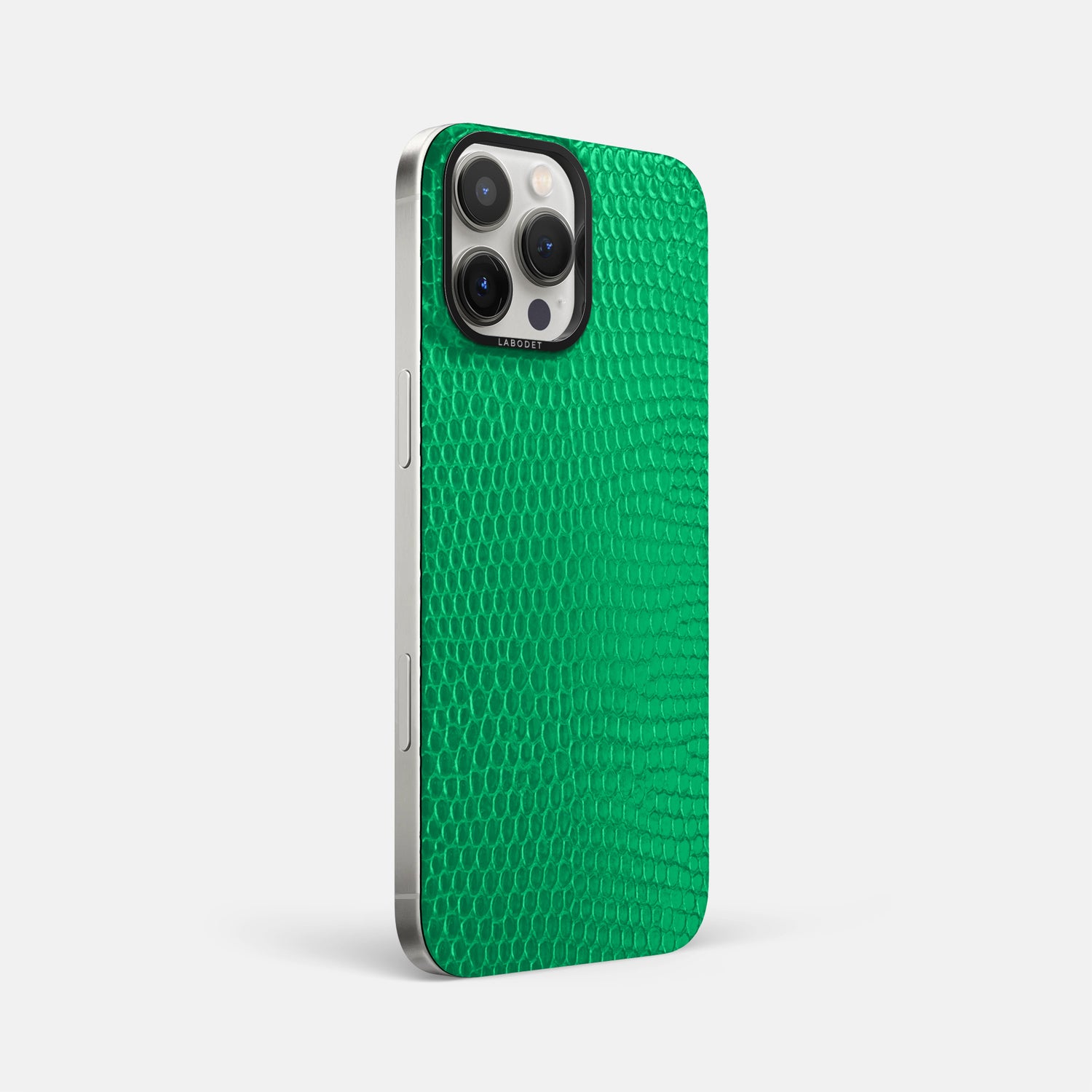 Apple-Green iPhone 16 Pro Max MagSafe Mask Lizard with Black Metal -2 | Apple-Green-Black