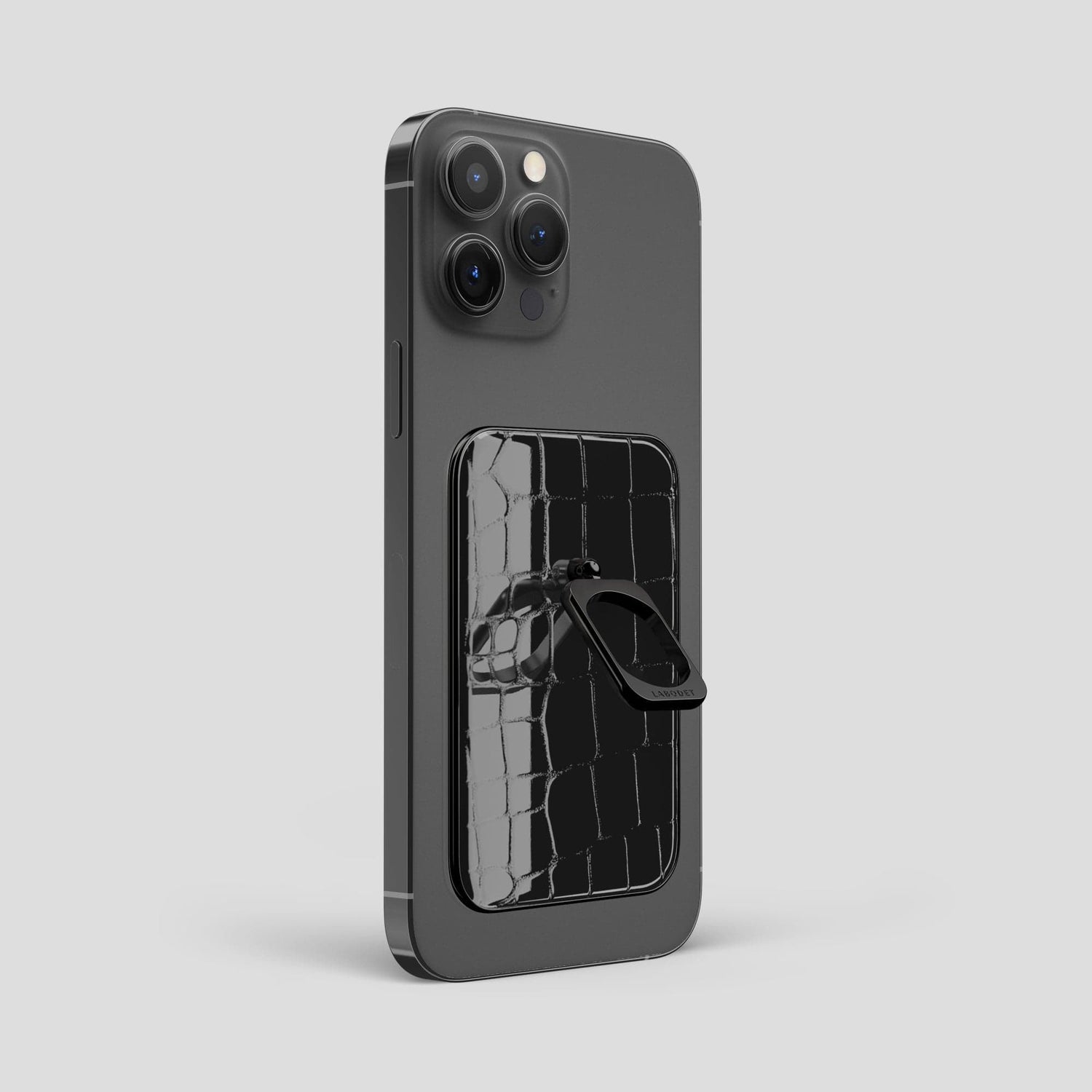 Black MagSafe Ring iPhone 14 Pro Max with Black Metal -1 | Black-Black