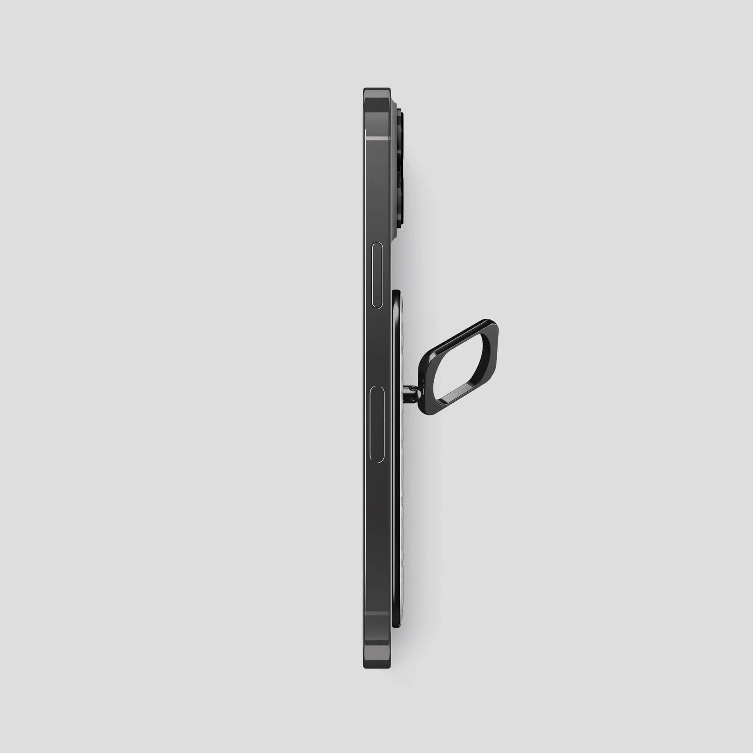 Fuchsia iPhone 14 Pro Max Himalaya MagSafe Ring with Black Metal -3 | Fuchsia-Black