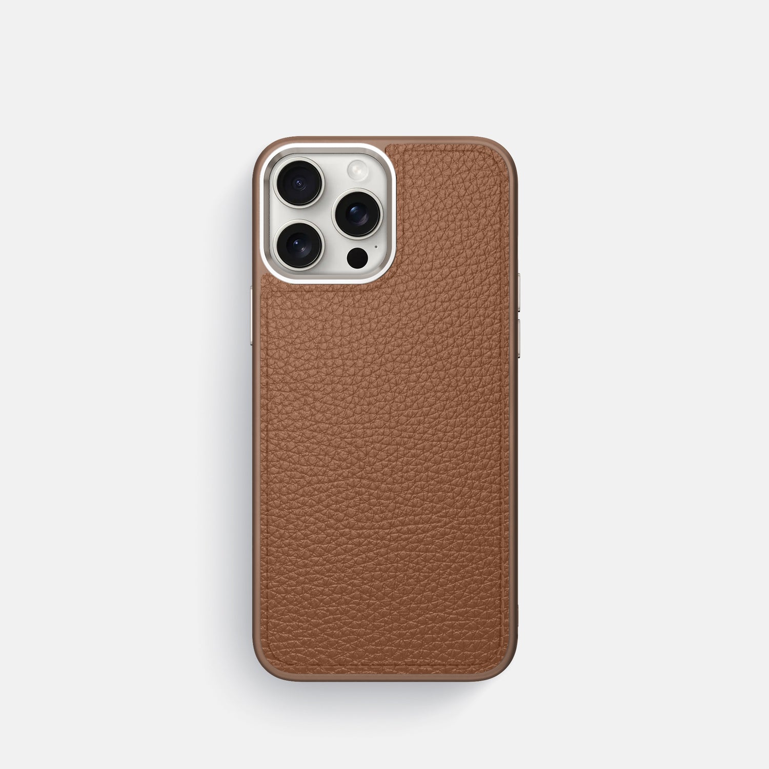 Caramel iPhone 16 Pro Sport Case Alligator with Brown -1 | Caramel-Brown