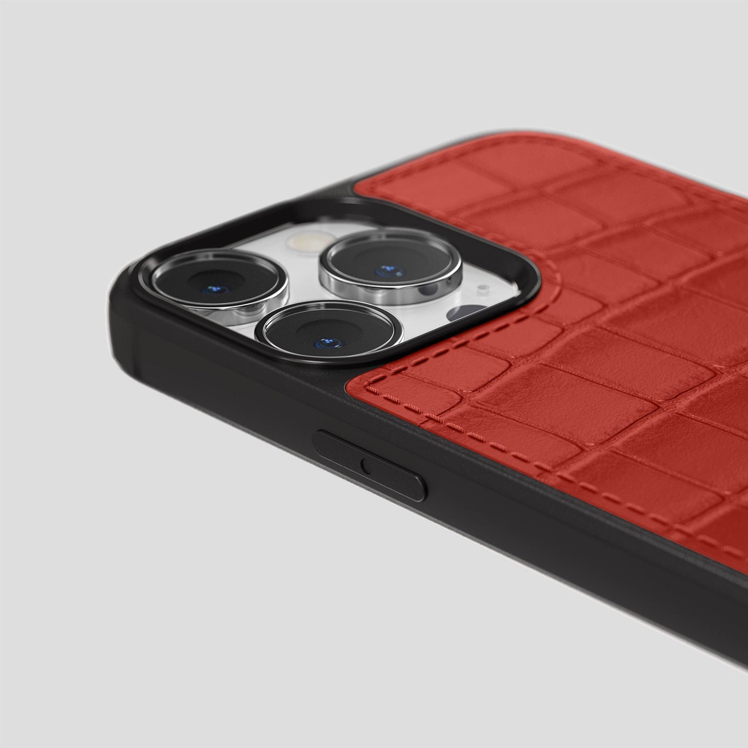 Red iPhone 14 Pro Max Sport Case Alligator -6 | Red