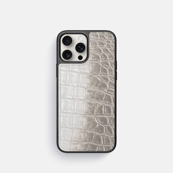 Grey iPhone 16 Pro Sport Case Himalayan Crocodile -1 | Grey