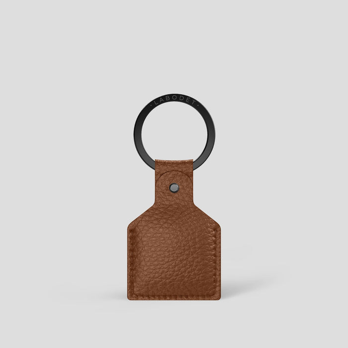 Caramel AirTag Calf with Black Metal -1 | Caramel-Black