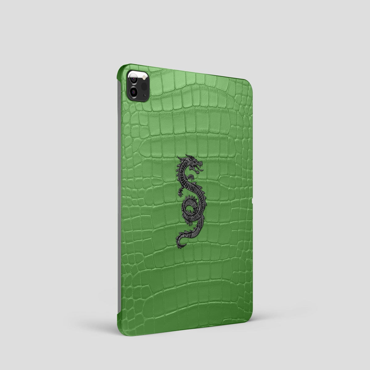 Alligator Leather iPad 11 Pro Case with Dragon Labodet