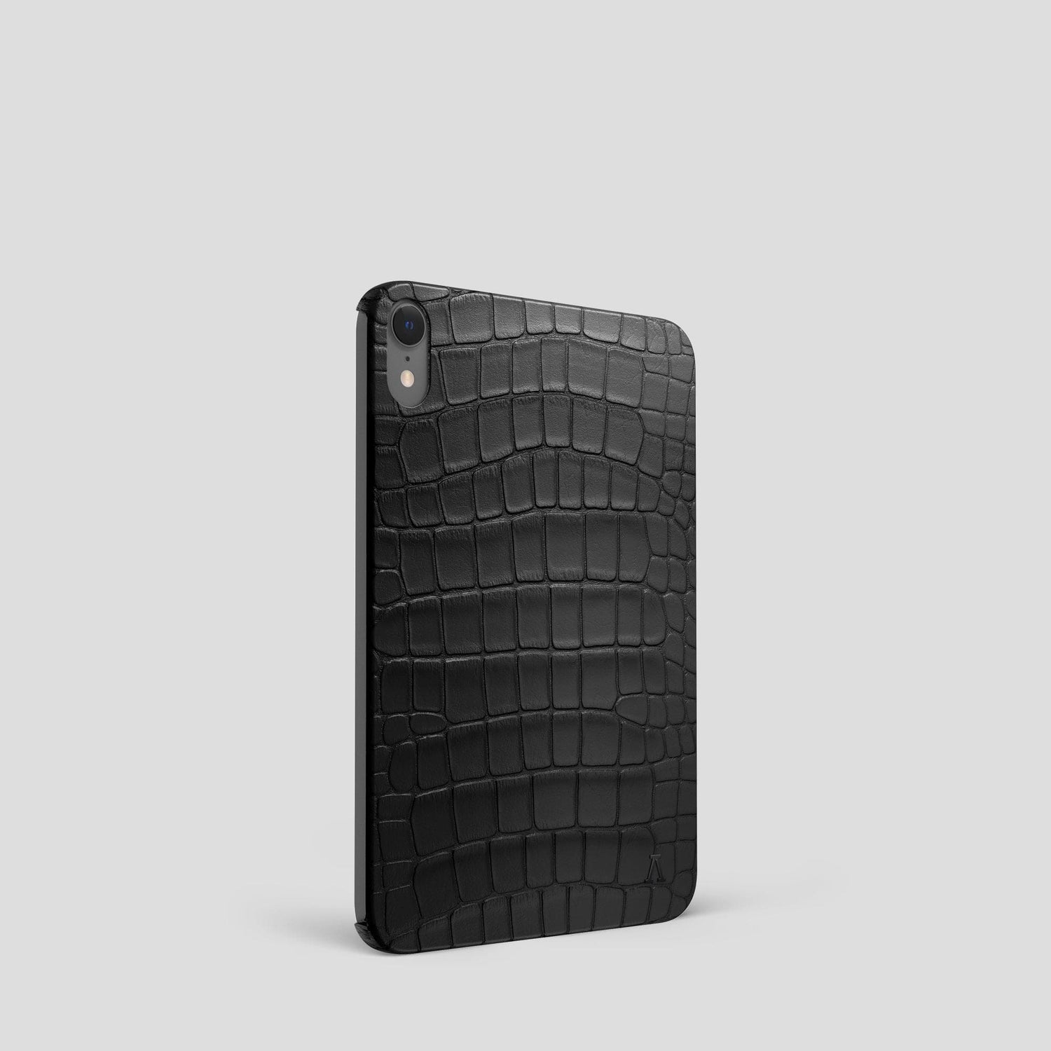 Black iPad mini Case Alligator with Black Metal -1 | Black-Black