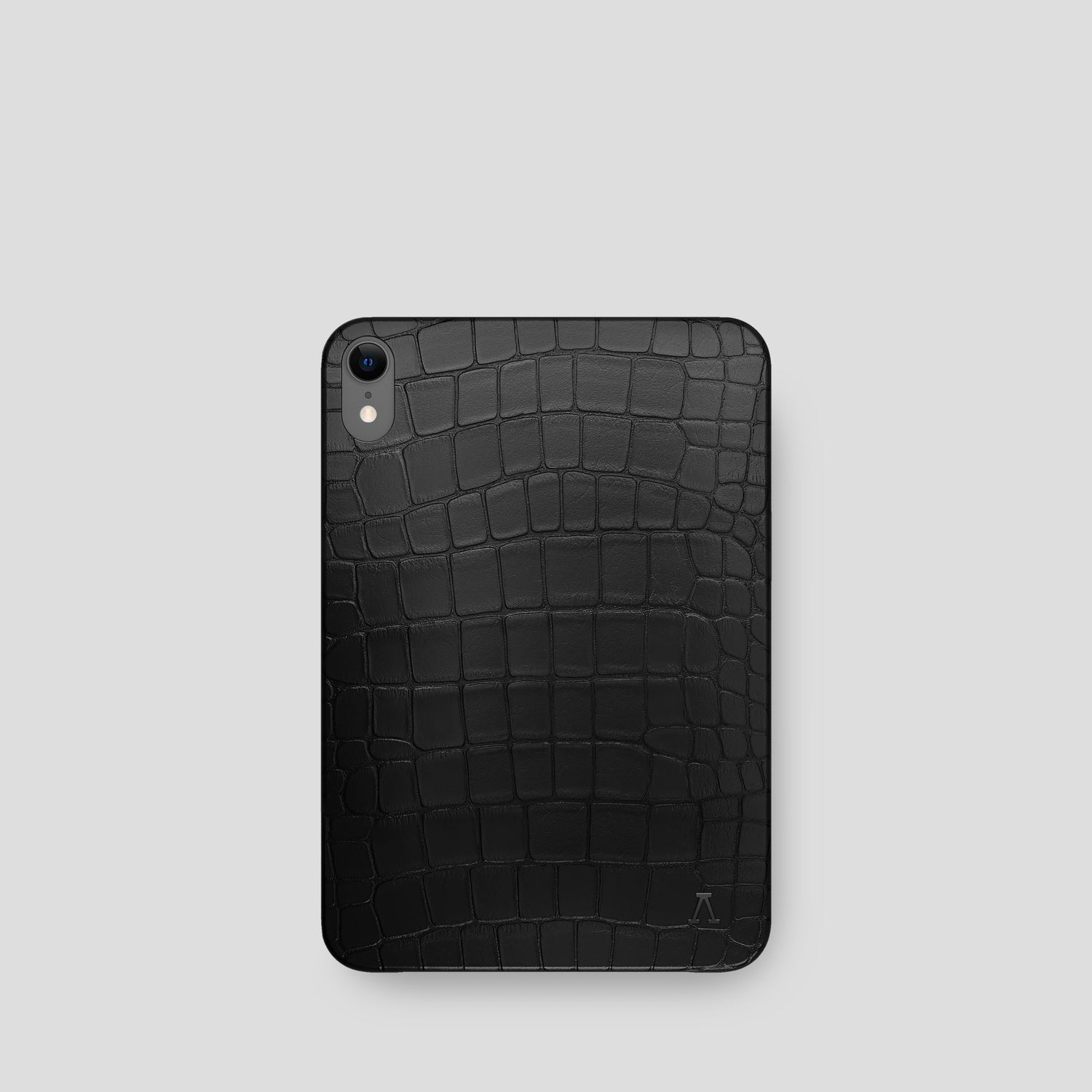 Black iPad mini Case Alligator with Black Metal -2 | Black-Black