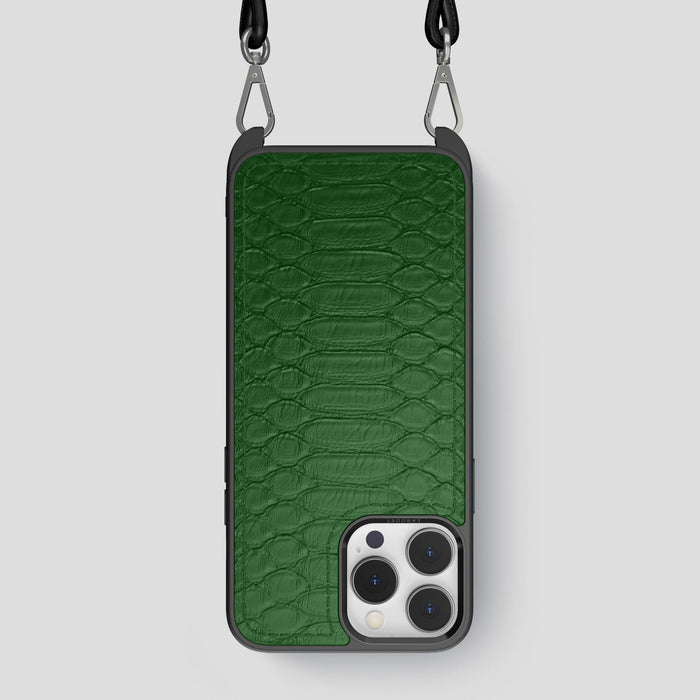 Green Crossbody Sport iPhone 14 Pro Max Python -1 | Green