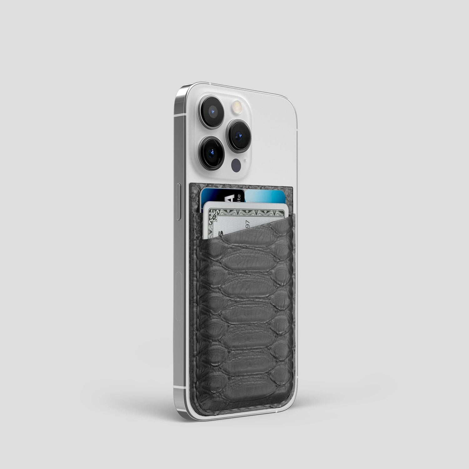 Grey iPhone 14 Pro MagSafe Wallet Python -2 | Grey