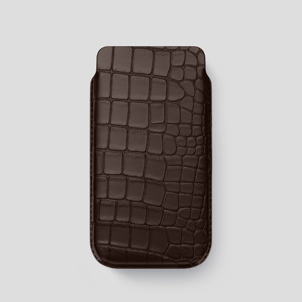 Pouch Case For iPhone 14 Pro In Alligator
