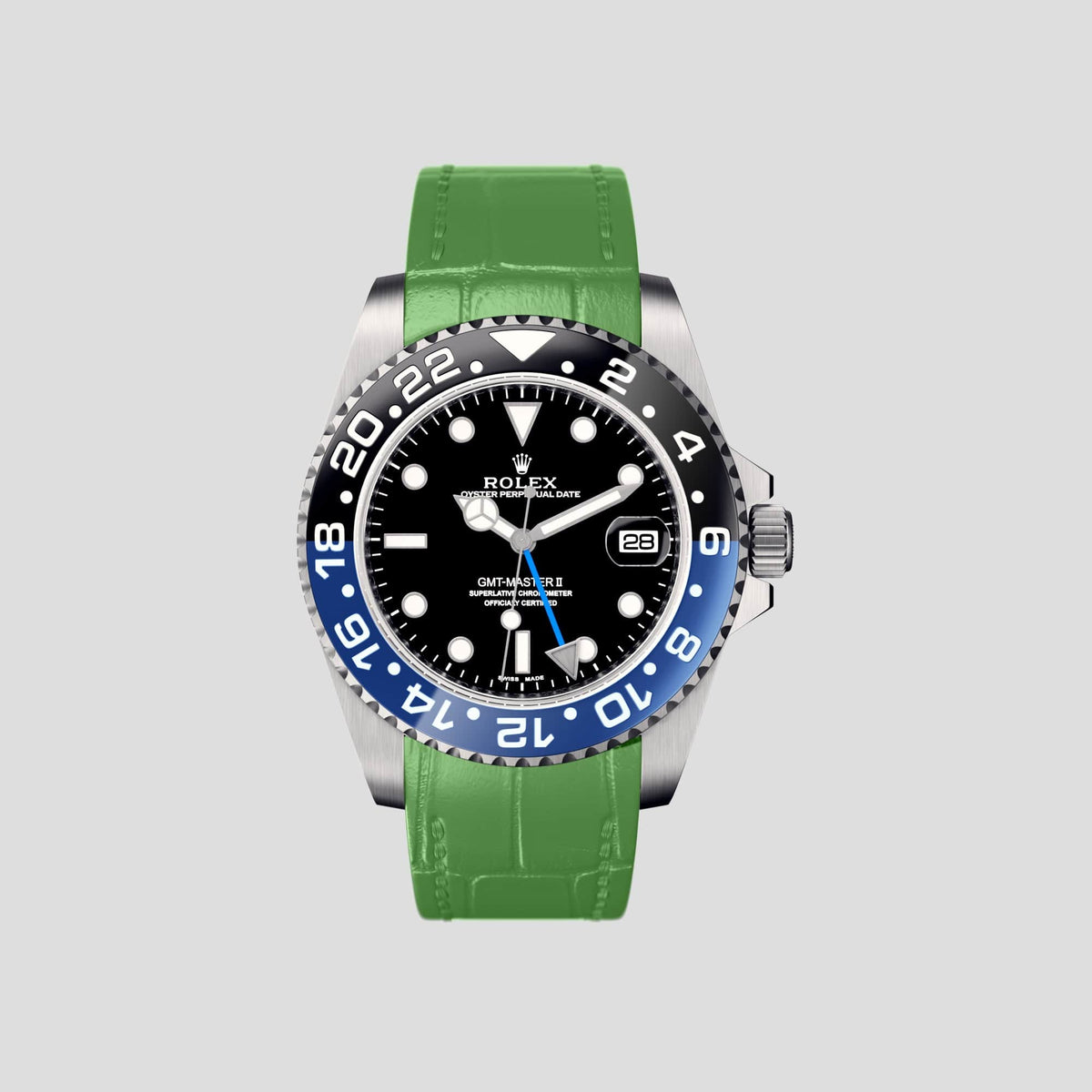 Sport Band For Rolex GMT Master II In Alligator Labodet