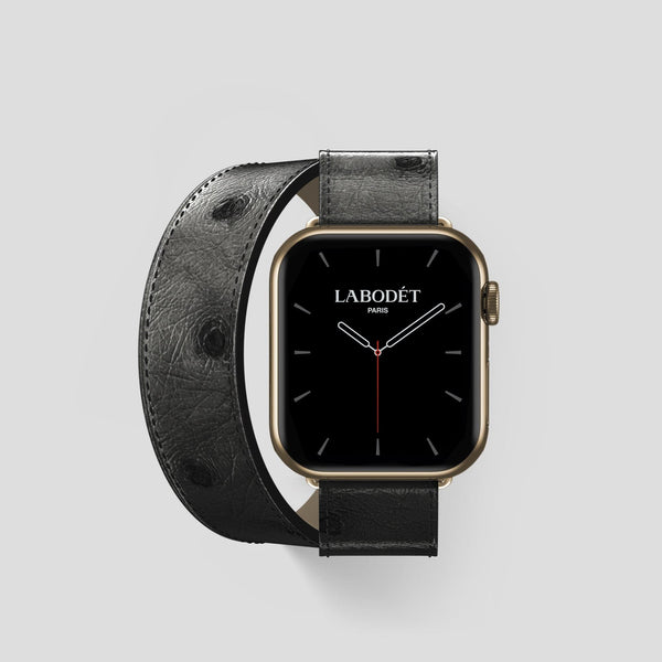 Double Strap For Apple Watch 40mm In Ostrich