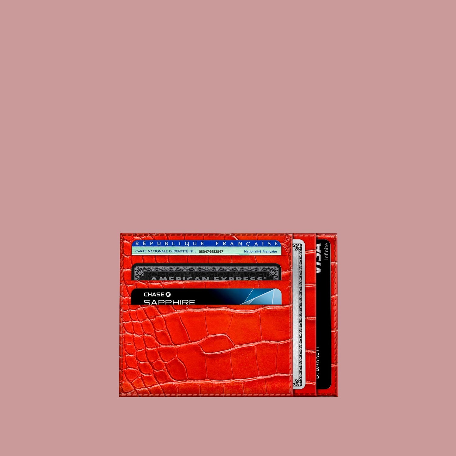 Deep Coral 10 Cards Wallet 1/1 Alligator -1 | Deep-Coral