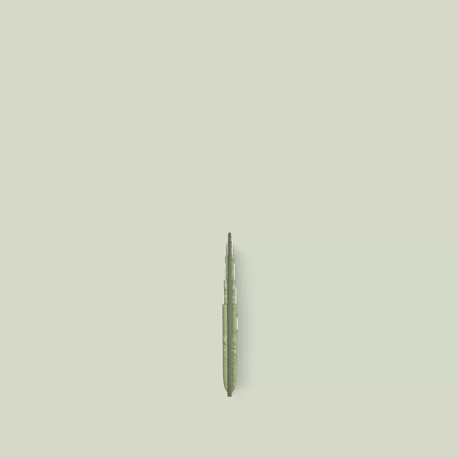 Celadon Green 10 Cards Wallet In Himalayan Crocodile -2 | Celadon-Green