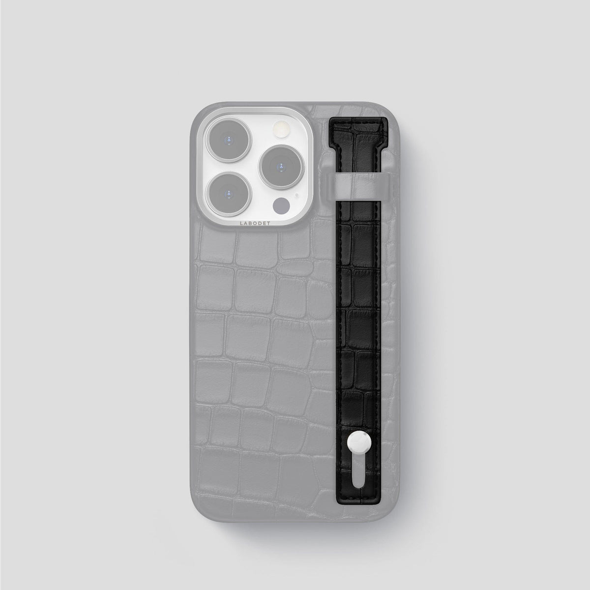Black iPhone 14 Additional Strap Alligator -1 | Black