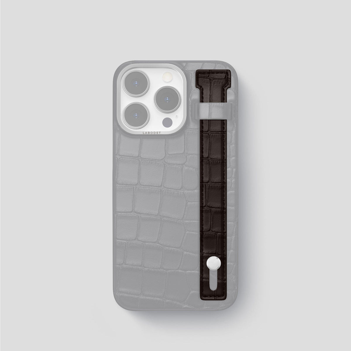 Dark Brown iPhone 14 Additional Strap Alligator -1 | Dark-Brown