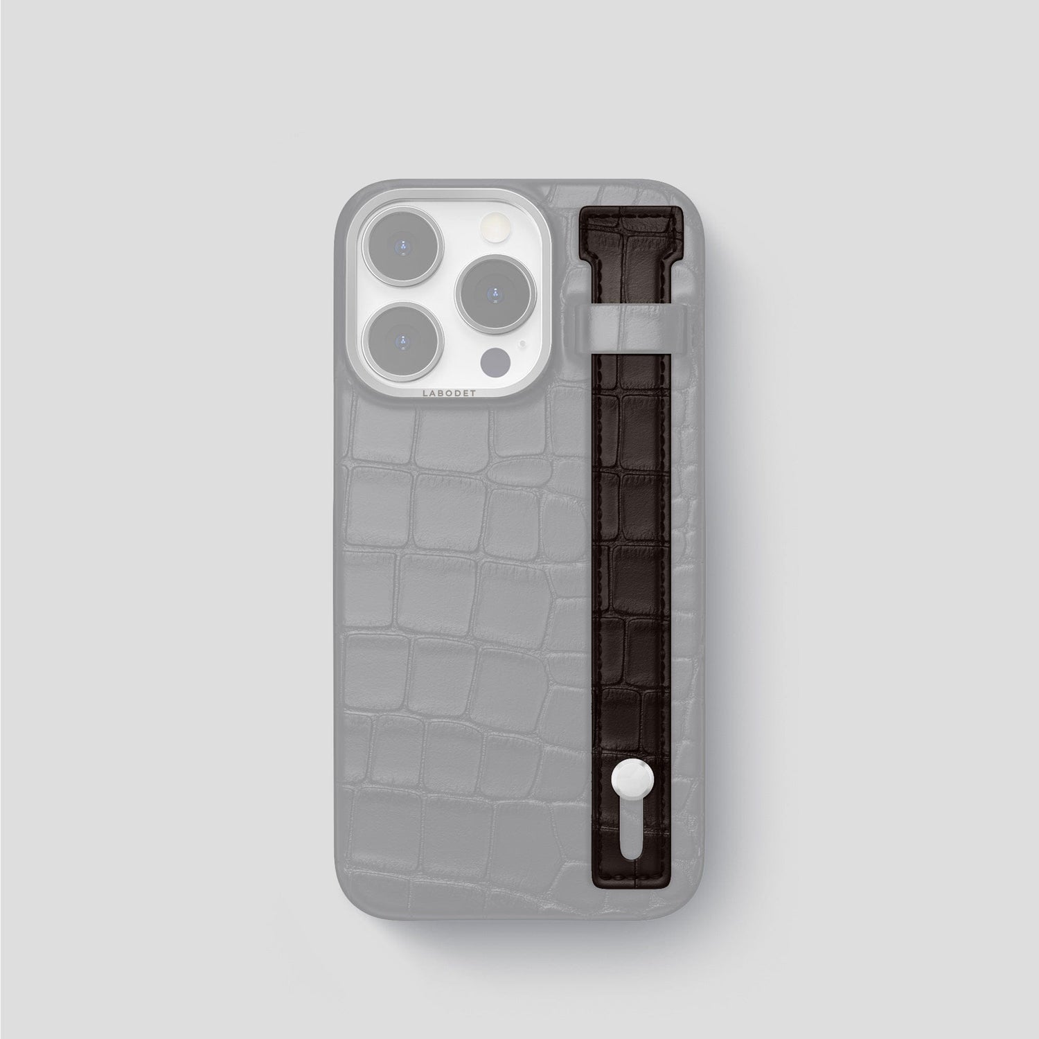 Dark Brown iPhone 14 Additional Strap Alligator -1 | Dark-Brown