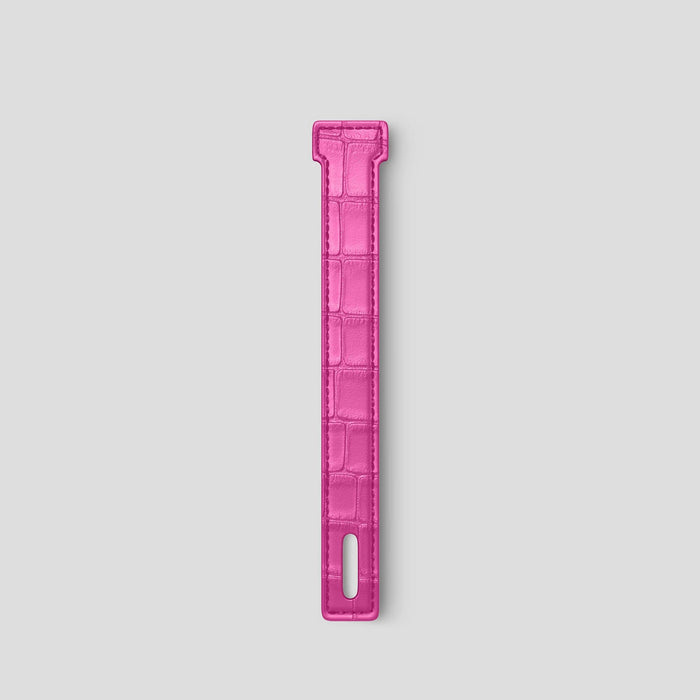 Fuchsia iPhone 14 Additional Strap Alligator -2 | Fuchsia