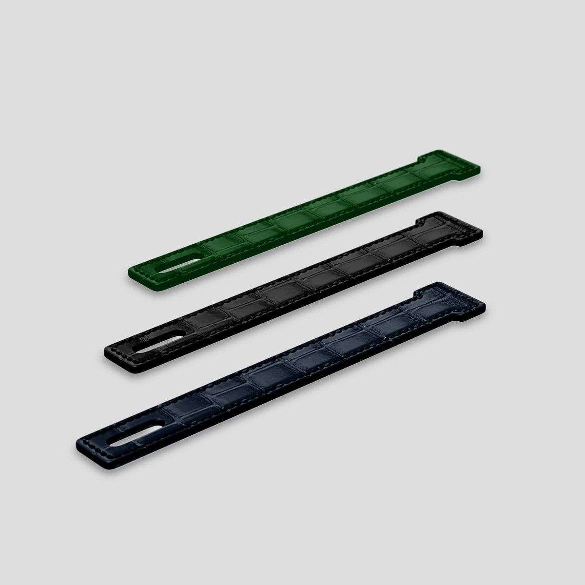 Navy Blue iPhone 14 Additional Strap Alligator -3 | Navy-Blue