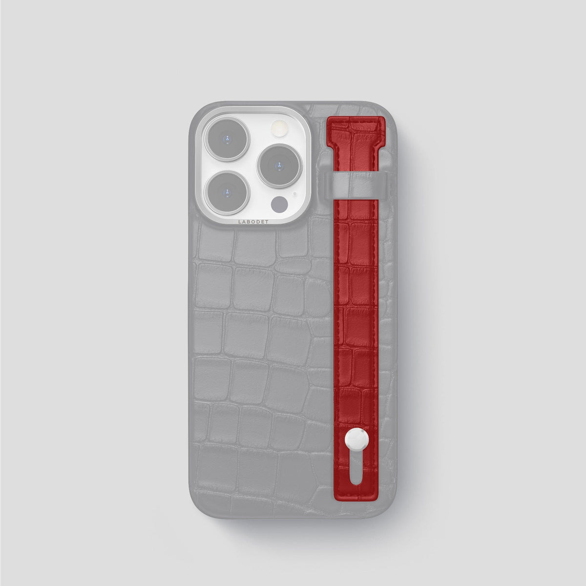 Red iPhone 14 Additional Strap Alligator -1 | Red