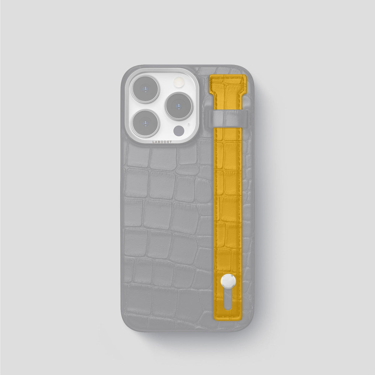 Yellow iPhone 14 Additional Strap Alligator -1 | Yellow