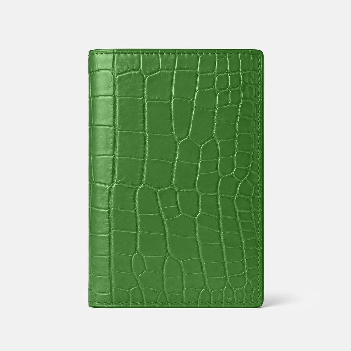 Apple-Green Business Wallet Alligator -3 | Apple-Green