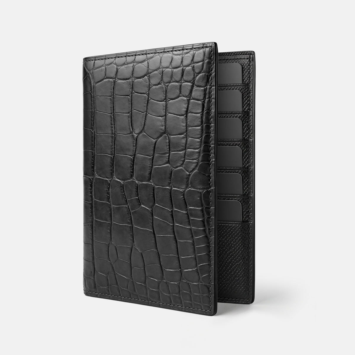 Black Business Wallet Alligator -1 | Black