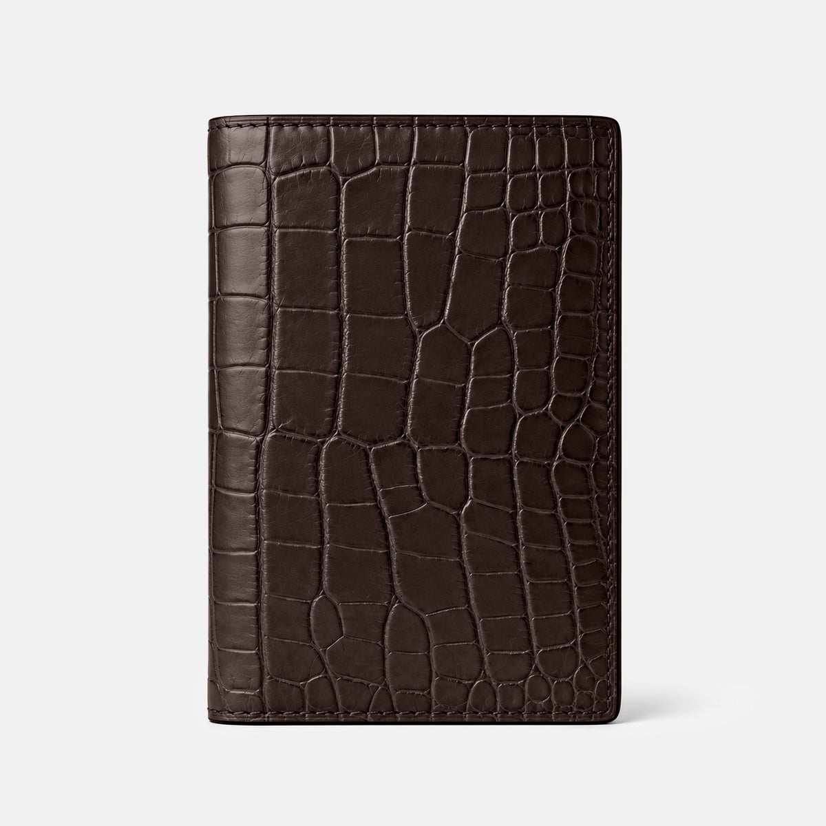 Dark Brown Business Wallet Alligator -3 | Dark-Brown
